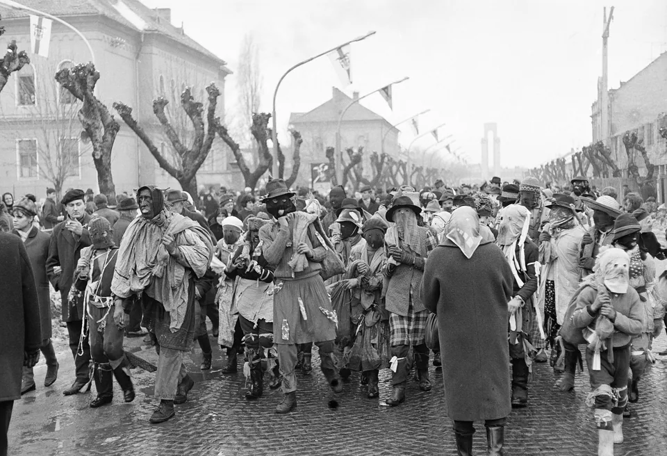 Busójárás Mohácson 1969-ben