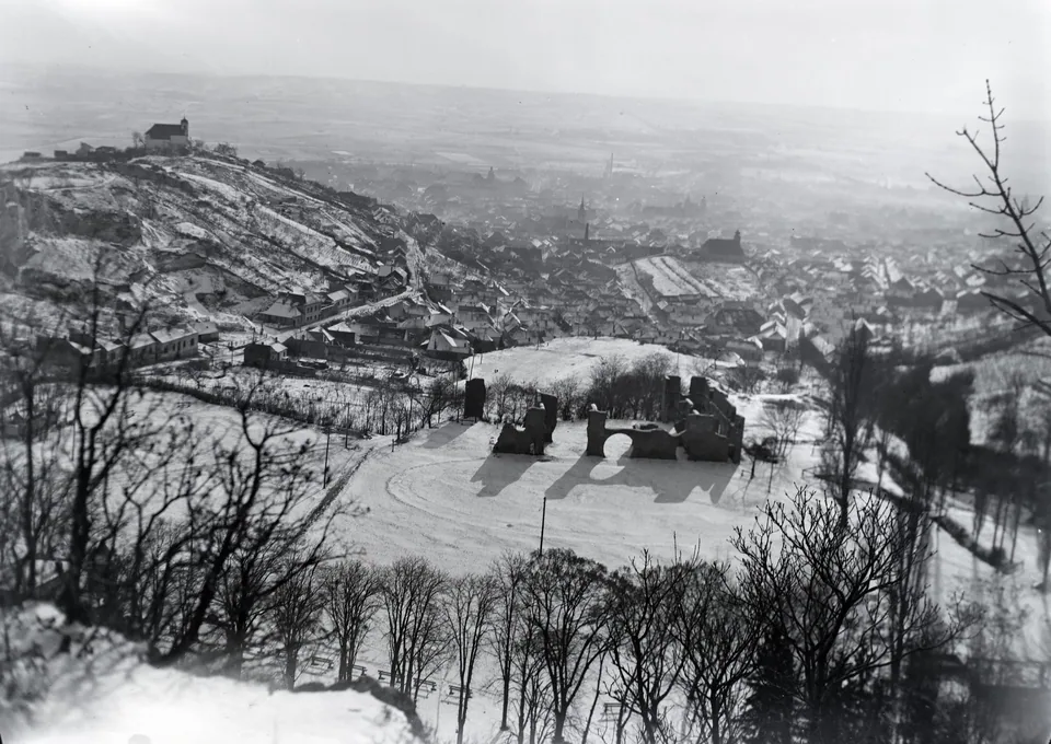 A Tettye és a Havihegyi kápolna 1938 telén