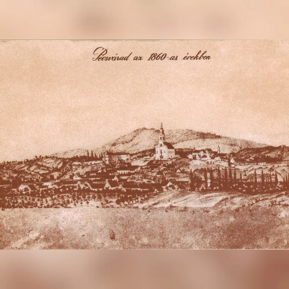Pécsvárad az 1860-as évek első felében