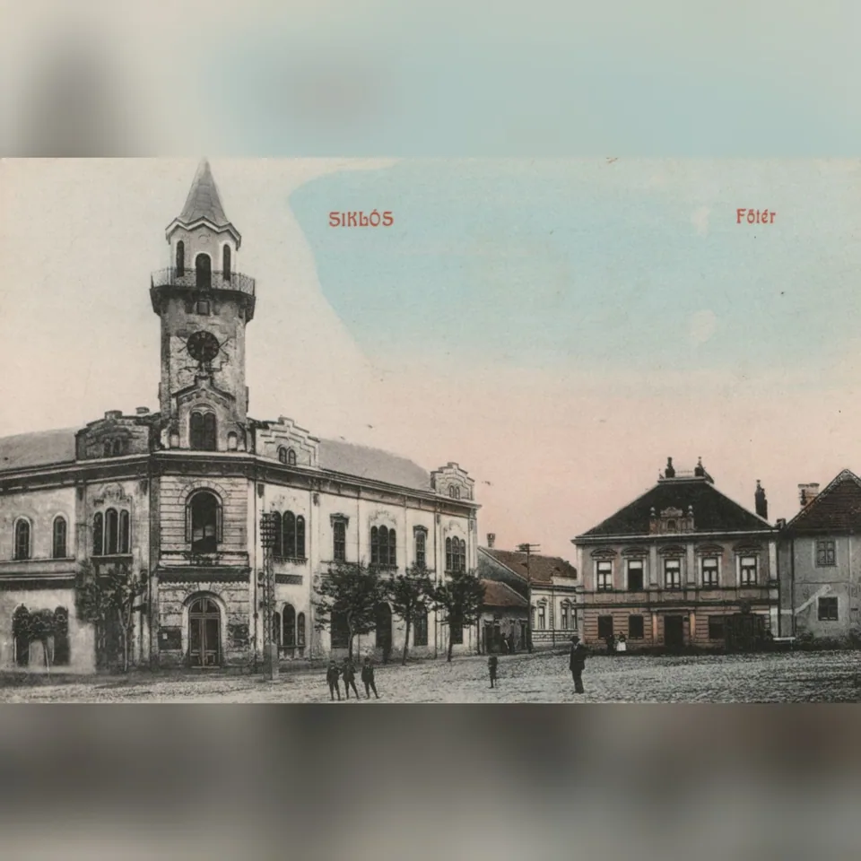 Siklós főtere az 1910-es években