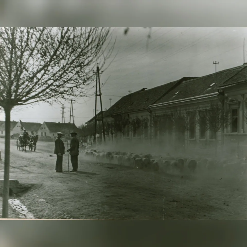 Pécsvárad főutcája 1935 körül