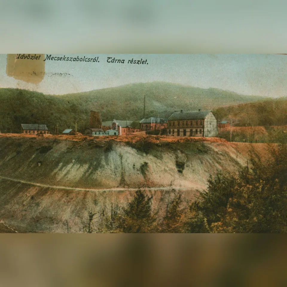 A mecsekszabolcsi tárna 1910 körül