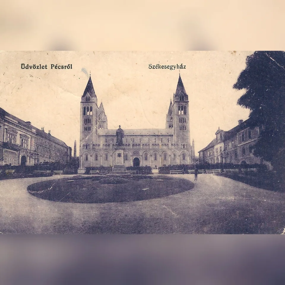 A pécsi székesegyház 1914 körül