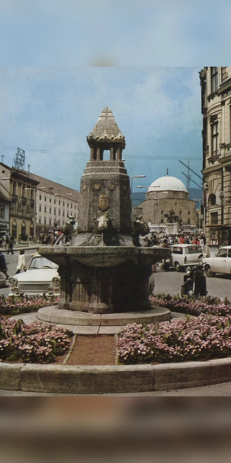 A pécsi Zsolnay-kút 1978 körül
