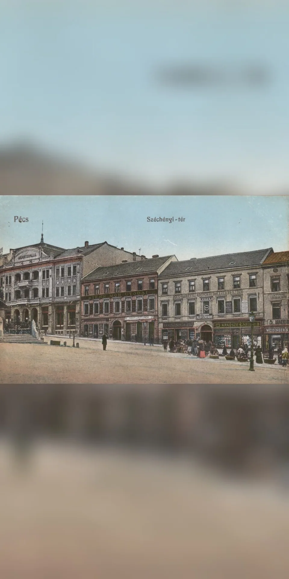 A pécsi Széchenyi tér az első világháború előtti időszakban