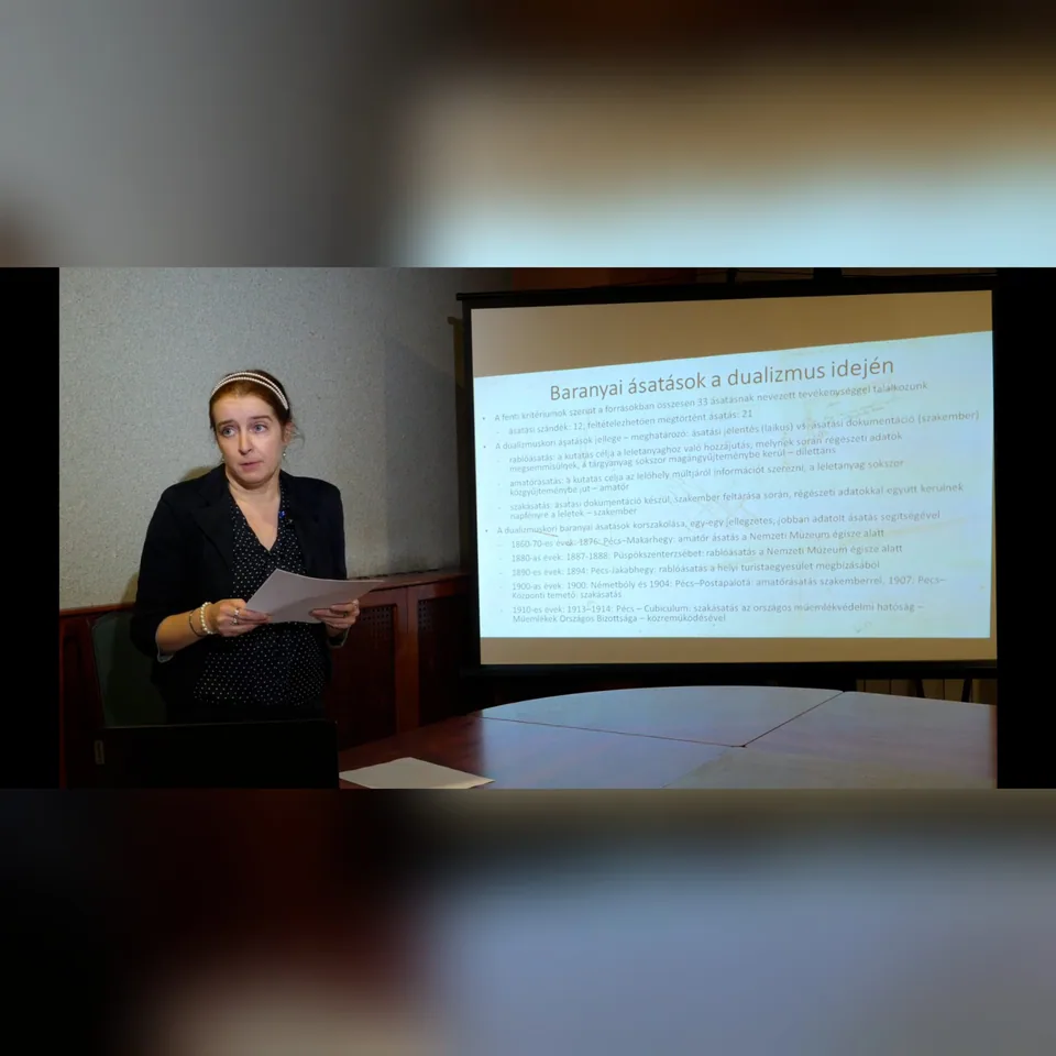 Wéber Adrienn: Dualizmus kori ásatások Baranya vármegyében – konferencia-előadás (videó)