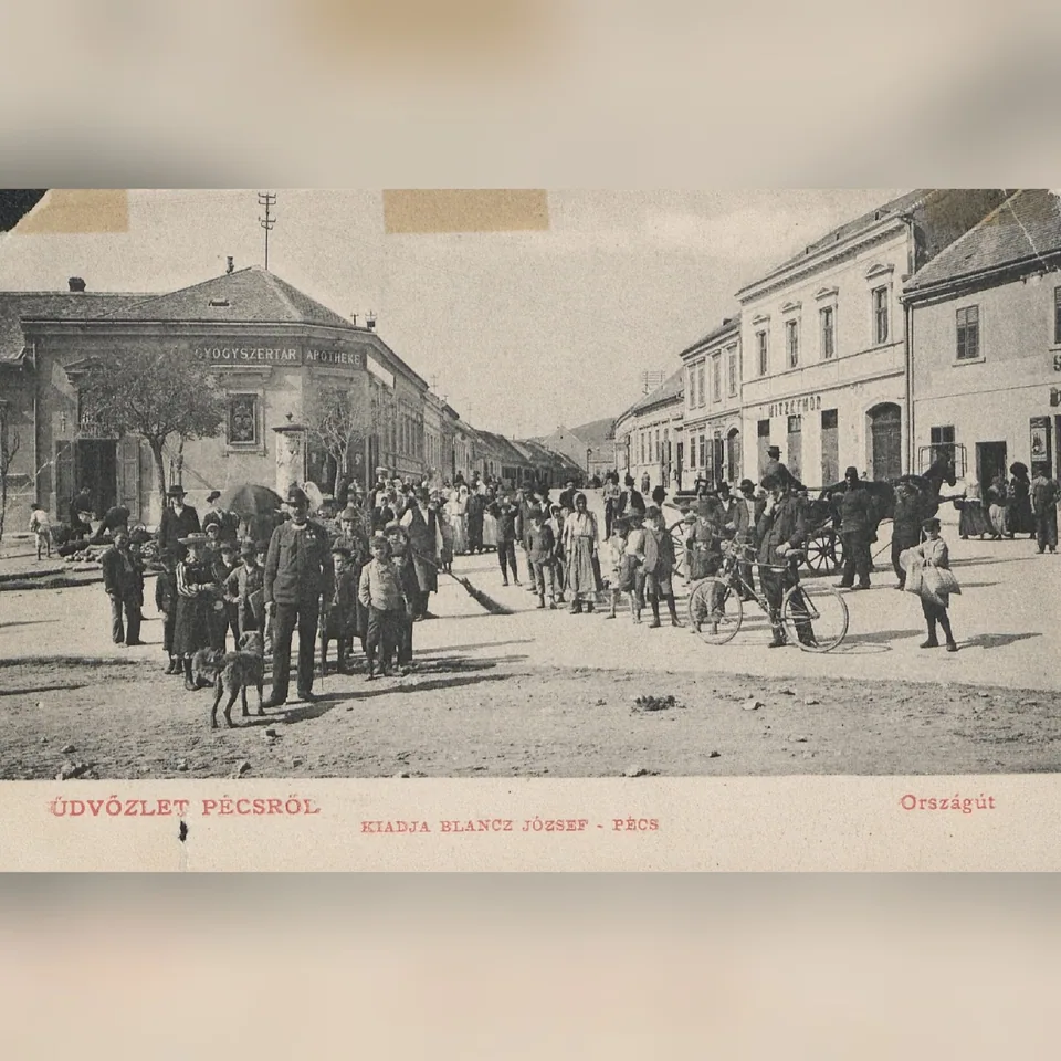 A pécsi Búza tér az első világháború előtti időszakban