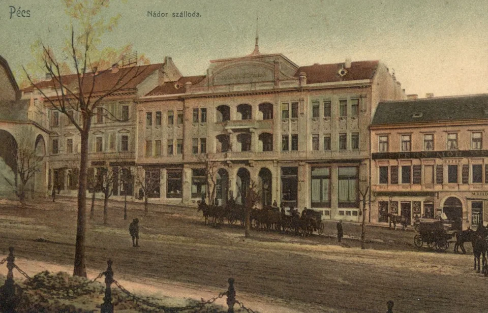A pécsi Nádor Szálló 1909 körül