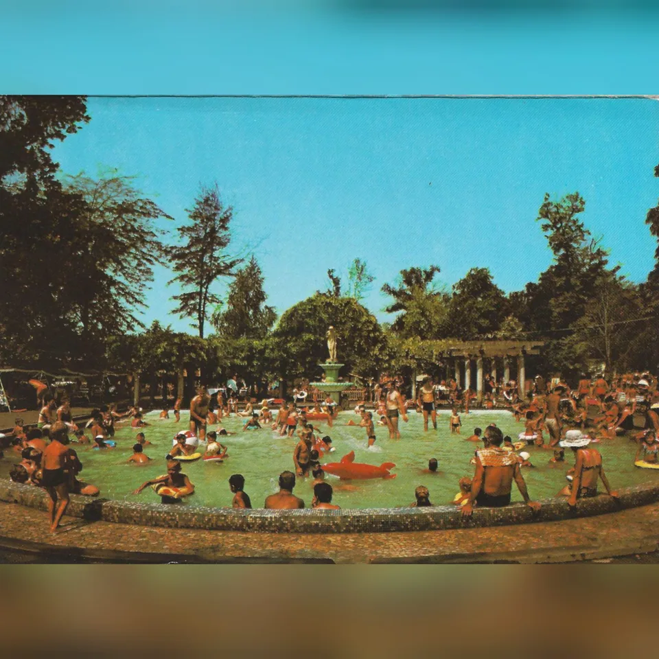 A harkányi gyógyfürdő az 1980-as években