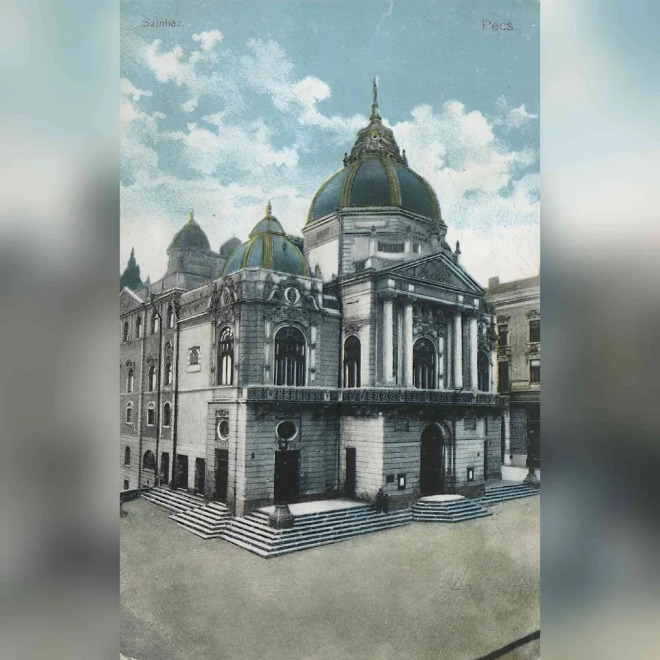 A Pécsi Nemzeti Színház első világháború előtti képeken (1895–1913) (videó)