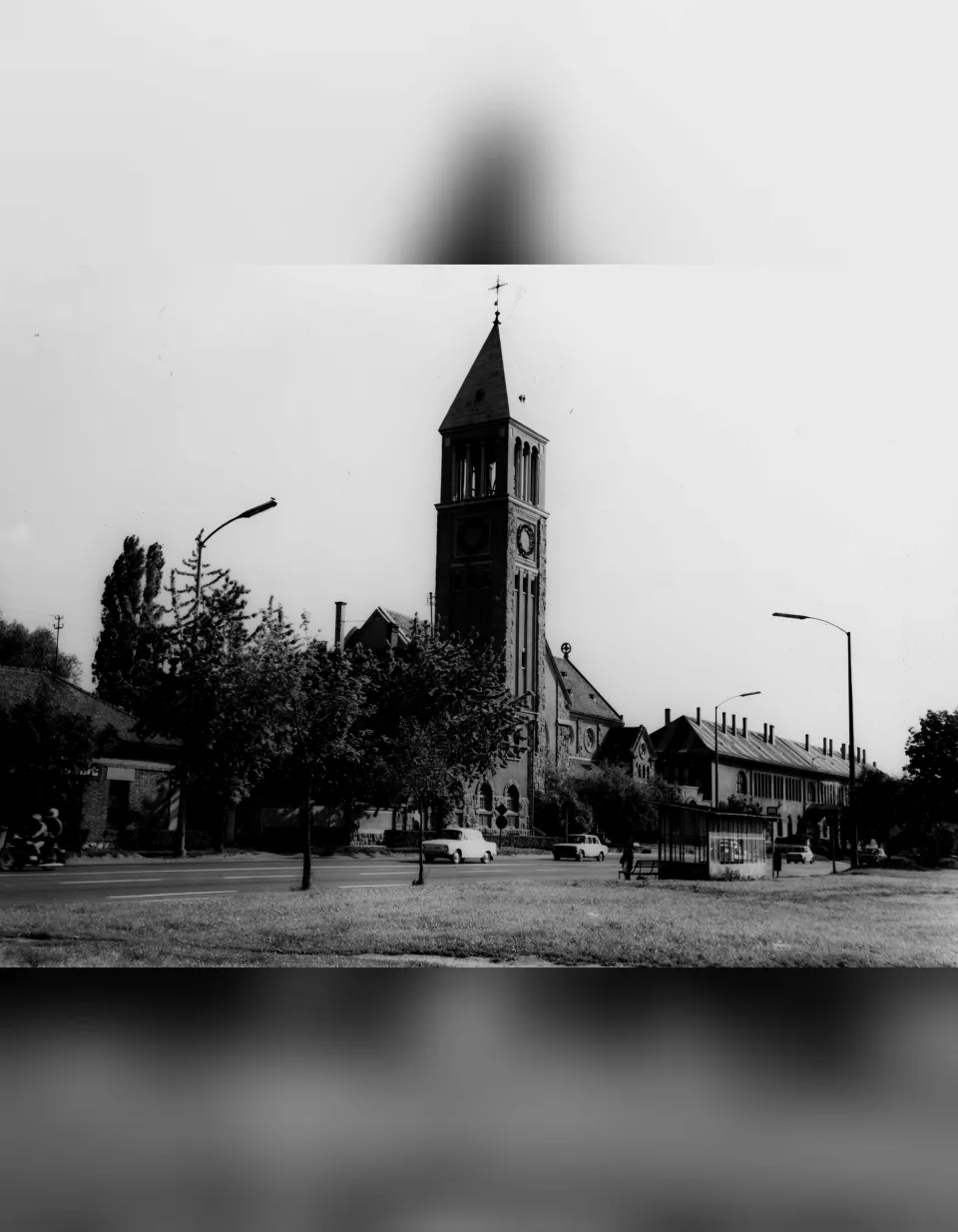A Pécs-Gyárvárosi Plébánia egy 1979 körül készült fényképen